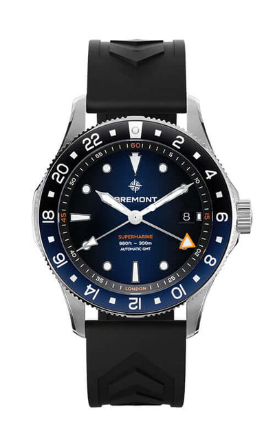 Bremont Supermarine SM40-GMT-SS-BLBK-S Bandiera Jewellers