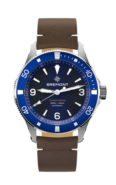 Bremont Supermarine 300M SM40-ND-SS-BL-L-S Bandiera Jewellers