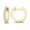Diamond Hoop Earrings 0.16ctAER-9834-18KT-Y Bandiera Jewellers