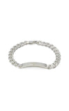 GUCCI Diagonal Interlocking G Silver Bracelet YBA774054001 Bandiera Jewellers