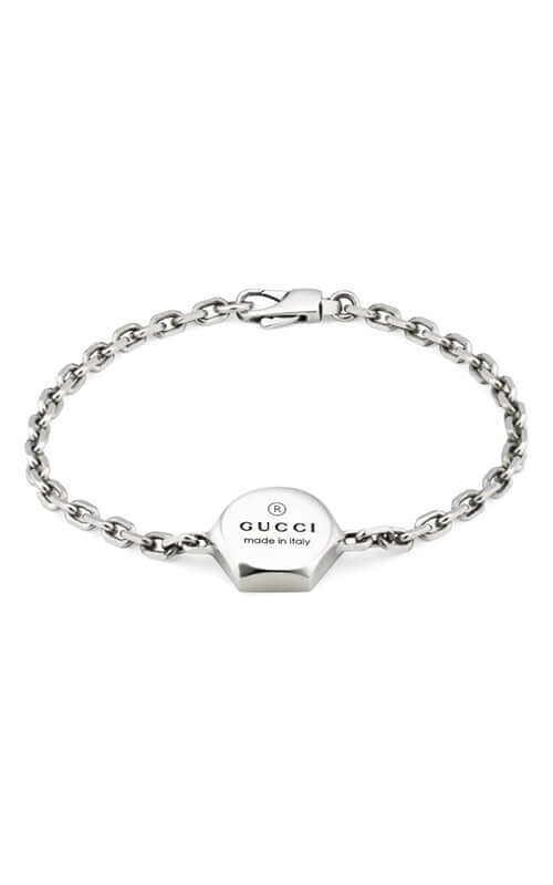 Gucci Trademark Silver Bracelet YBA779169001 Bandiera Jewellers