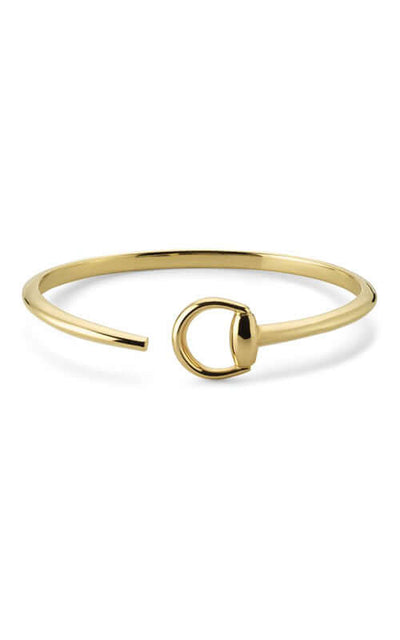 GUCCI Horsebit Bracelet Flex in 18kt Yellow Gold YBA795810001 Bandiera Jewellers