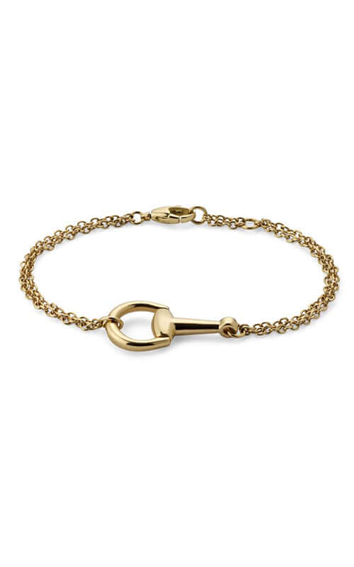 GUCCI Horsebit Chain Bracelet in 18kt Yellow Gold YBA795812001 Bandiera Jewellers