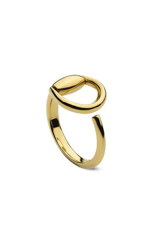 GUCCI 18K Horsebit Yellow Gold Ring  YBC795651001 Bandiera Jewellers