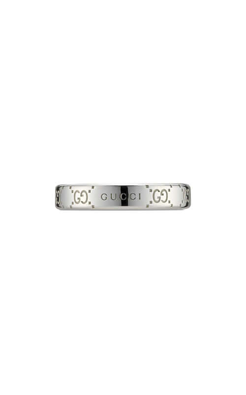 GUCCI Signature GG Silver Ring YBC814712001 Bandiera Jewellers