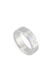 GUCCI Signature GG Wide Silver Ring YBC814720001 Bandiera Jewellers