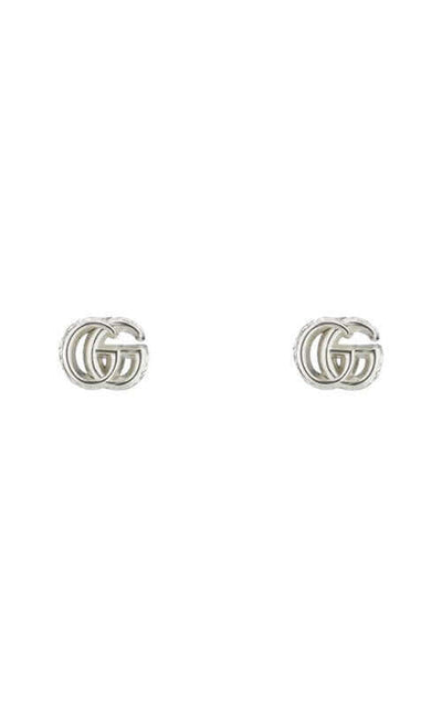 Gucci GG Marmont Silver Earrings YBD77075800100U Bandiera Jewellers