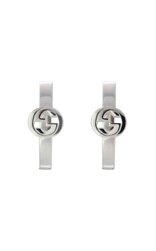 Interlocking g earrings in silver hotsell