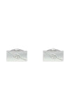 GUCCI Diagonal Interlocking G Silver Cufflinks YBE77404300100U Bandiera Jewellers