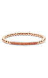 Hulchi Belluni Tresore RG Bracelet with Orange Sapphires 213484OR-RS Bandiera Jewellers