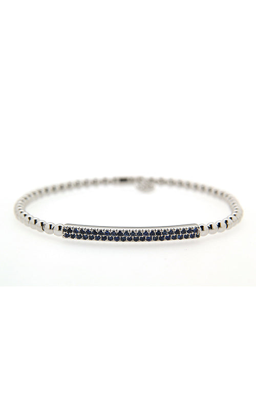 Hulchi Belluni Tresore WG Bracelet with Sapphires 21348BL-WS Bandiera Jewellers