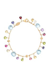 Marco Bicego Paradise Multicoloured Gemstone Bracelet BB2584-MIX01T-Y Bandiera Jewellers