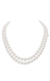 Mikimoto Double Strand Necklace Akoya Pearl White 9.0x7mm G90118DV1W Bandiera Jewellers