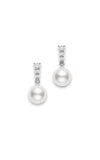 Mikimoto Morning Dew Cultured Pearl Earrings MEA10337ADXW Bandiera Jewellers