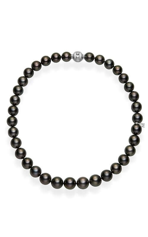 Mikimoto Necklace Black South Sea Pearl 8.1mm,MNS10516BRX06120 Bandiera Jewellers
