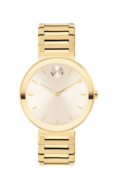 Movado yellow watch sale