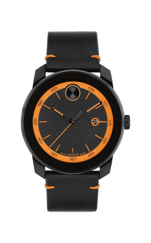 Orange 2024 movado watch