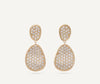 Marco Bicego Lunaria Gold and Diamonds Earrings OB1432-B-YW | Bandiera