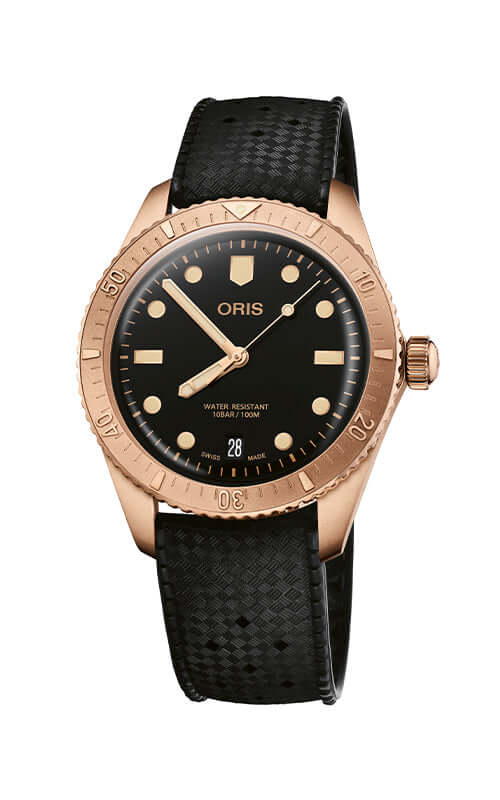 Oris Divers Sixty-Five Cotton Candy Sepia Watch 01 733 7771 3154-07 4 19 18BR Bandiera Jewellers