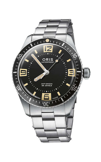 Oris Divers Date 60th Anniversary Edition 01 733 7772 4034-Set Bandiera Jewellers