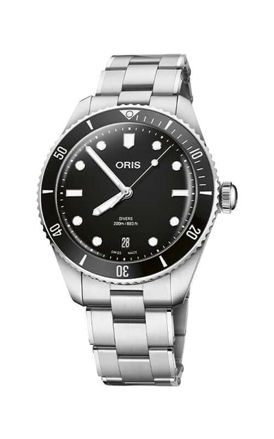 Oris Divers Date Watch 01 733 7795 4054-Set Bandiera Jewellers