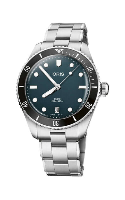 Oris Divers Date Watch 01 733 7795 4055-Set Bandiera Jewellers