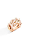 Pomellato Catene 18k Rose Gold Ring with Diamonds PAC3011O7000DB000 Bandiera Jewellers