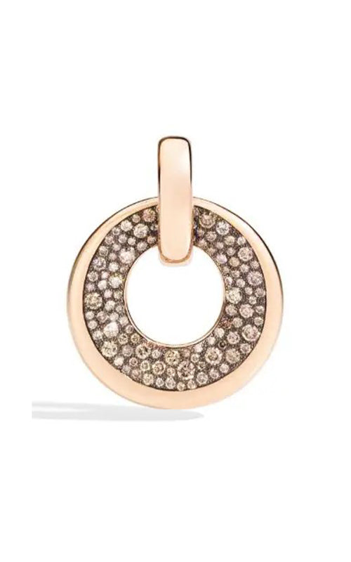 Pomellato Iconica Brown Diamonds Circle Pendant M.B906/O7/BR Bandiera Jewellers