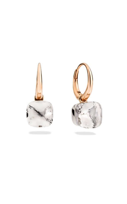 Pomellato Nudo Earring White Topaz POB2010O6000000TB Bandiera Jewellers