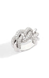 Pomellato Catene 18k White Gold Ring with Diamonds PAC1011O2WHRDB000 Bandiera Jewellers