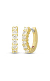 Roberto Coin 18k Gold Huggie Earrings 001897AYERX0 Bandiera Jewellers