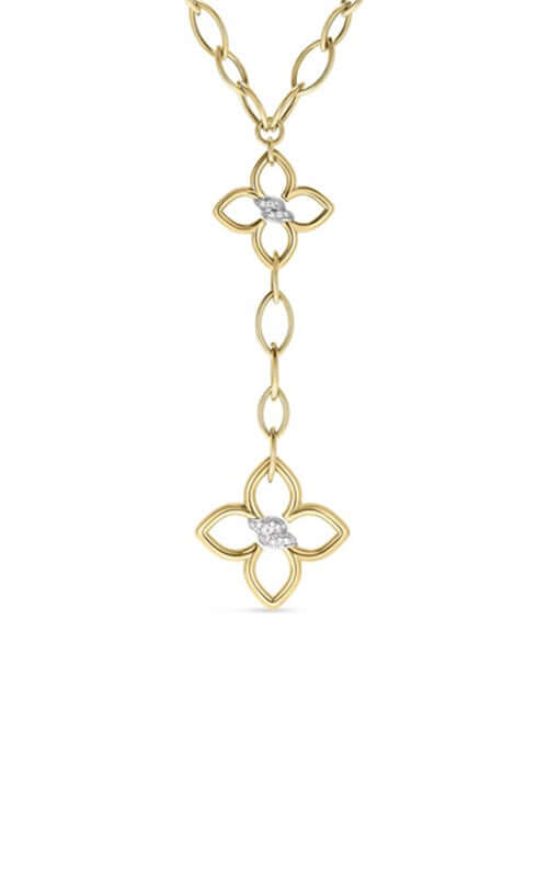 Roberto Coin Ciaoloma Diamond Flower Necklace 7773638AJ16X Bandiera Jewellers