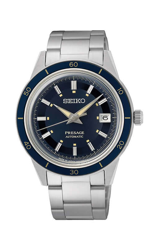 Seiko Presage Sports Blue Dial Automatic SRPG05J1 | Bandiera Jewellers Toronto and Vaughan