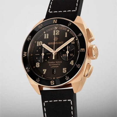 Bremont Terra Nova Gold TN42-CHR-RG-BR-L-S Bandiera Jewellers