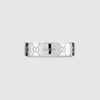 GUCCI Signature GG Wide Silver Ring YBC814720001 Bandiera Jewellers