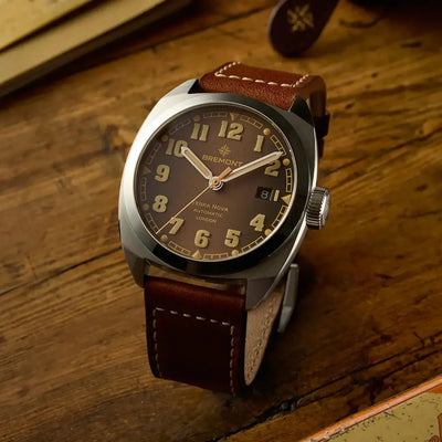 Bremont Terra Nova 'Caramel'  TN40-DT-SS-BR-L-S Bandiera Jewellers