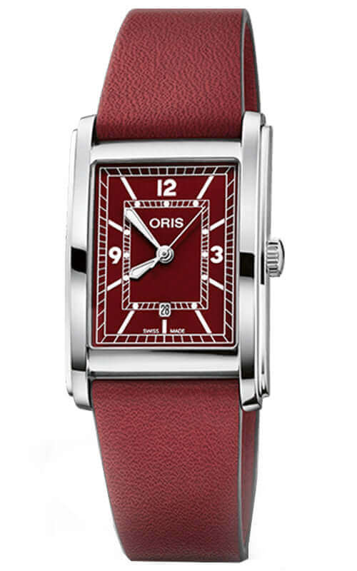 Rectangular watch leather discount strap