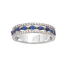 Bandiera Jewellers Diamond and Sapphire Ring 16223LABDZ