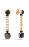 Pomellato Obsidian and Diamonds Nudo Earrings POB9050O6000DBKOS | Bandiera Jewellers Toronto and Vaughan
