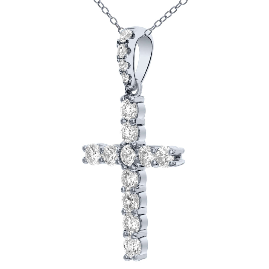 Bandiera Jewellers Diamond Cross Pendant 1.00ct ACR-12733