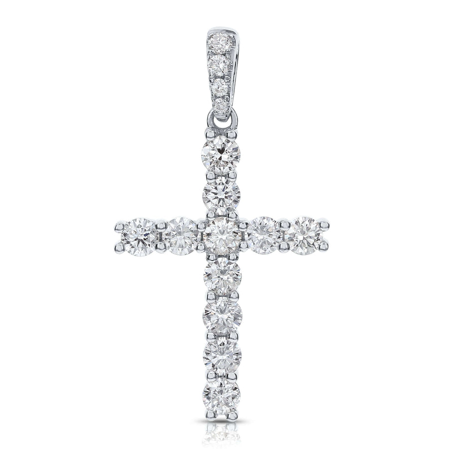 Bandiera Jewellers Diamond Cross Pendant 1.50ct ACR-13040
