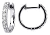 Diamond Hoop Earrings 0.42ct AER-10725 Bandiera Jewellers