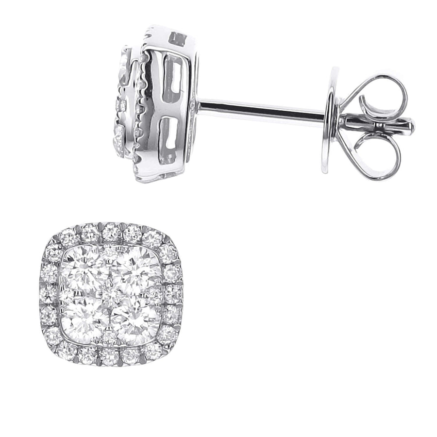 Diamond Earrings 0.85ct AER-12223 Bandiera Jewellers