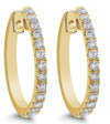 Diamond Hoop Earrings 0.50ct AER-12655-Y Bandiera Jewellers