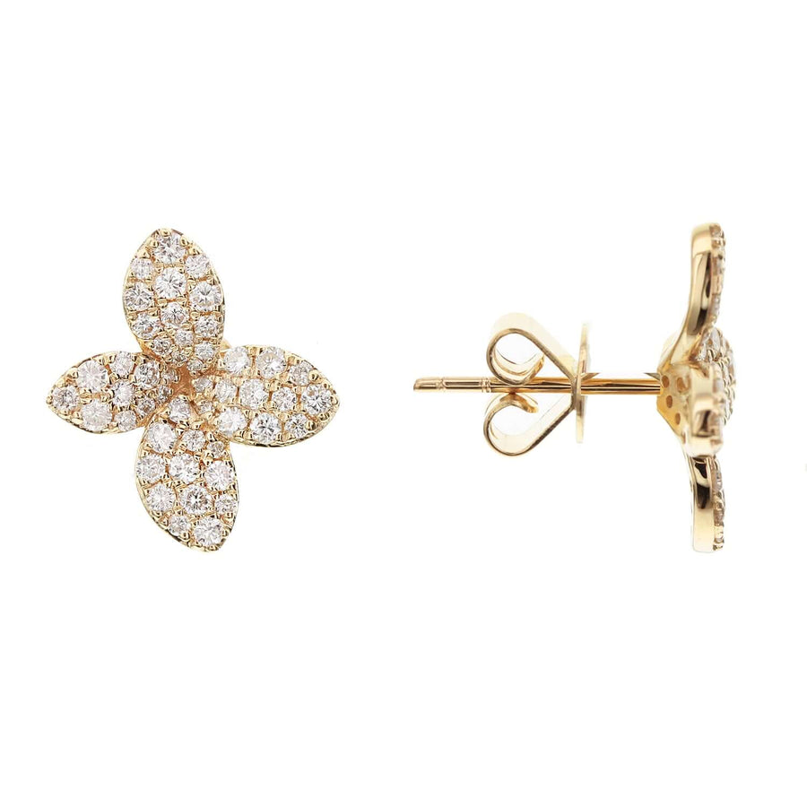 Diamond Earrings 1.00ct AER-16737-Y Bandiera Jewellers