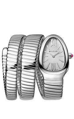 Bvlgari discount watch silver