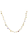 Marco Bicego Paradise 18k Yellow Gold and Mix Stones Necklace CB1155-MIX01-Y