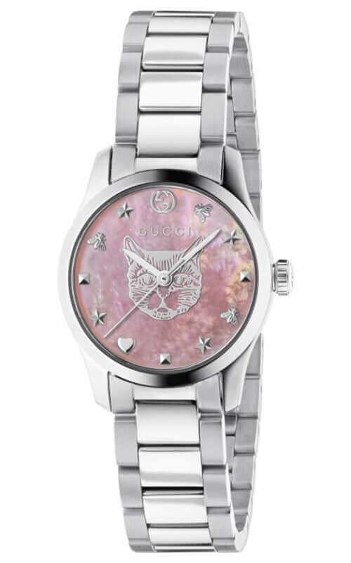 GUCCI G TIMELESS PINK MOP WATCH YA1265013 Bandiera