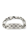 GUCCI Signature Silver Bracelet with Bee Motif YBA728264001 Bandiera Jewellers