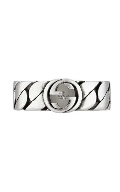 GUCCI Interlocking G Silver Ring YBC678656001 | Bandiera Jewellers Toronto and Vaughan